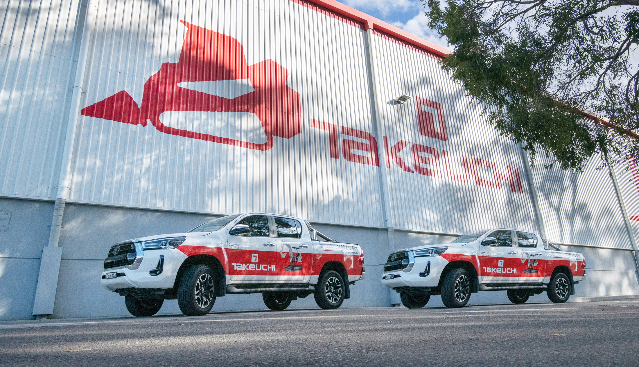 Fleet vehicle with professional wrap